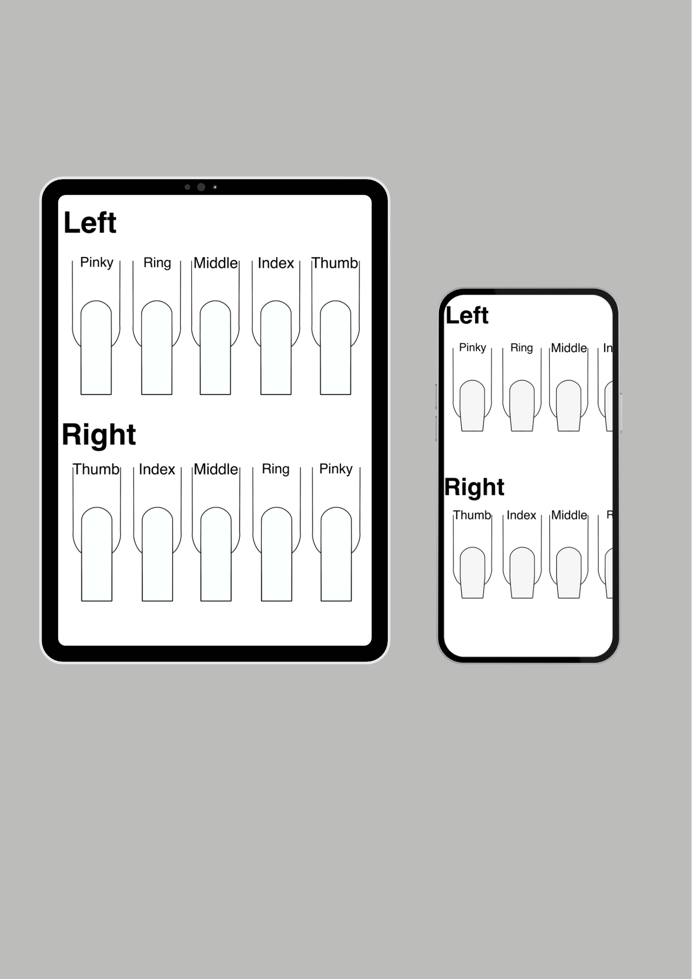 Nail template ( Digital download )